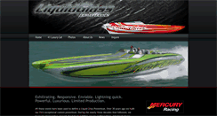 Desktop Screenshot of liquidglassboats.com